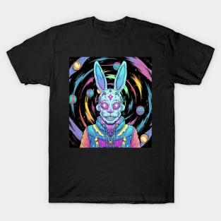 90's style supernatural easter bunny demon T-Shirt